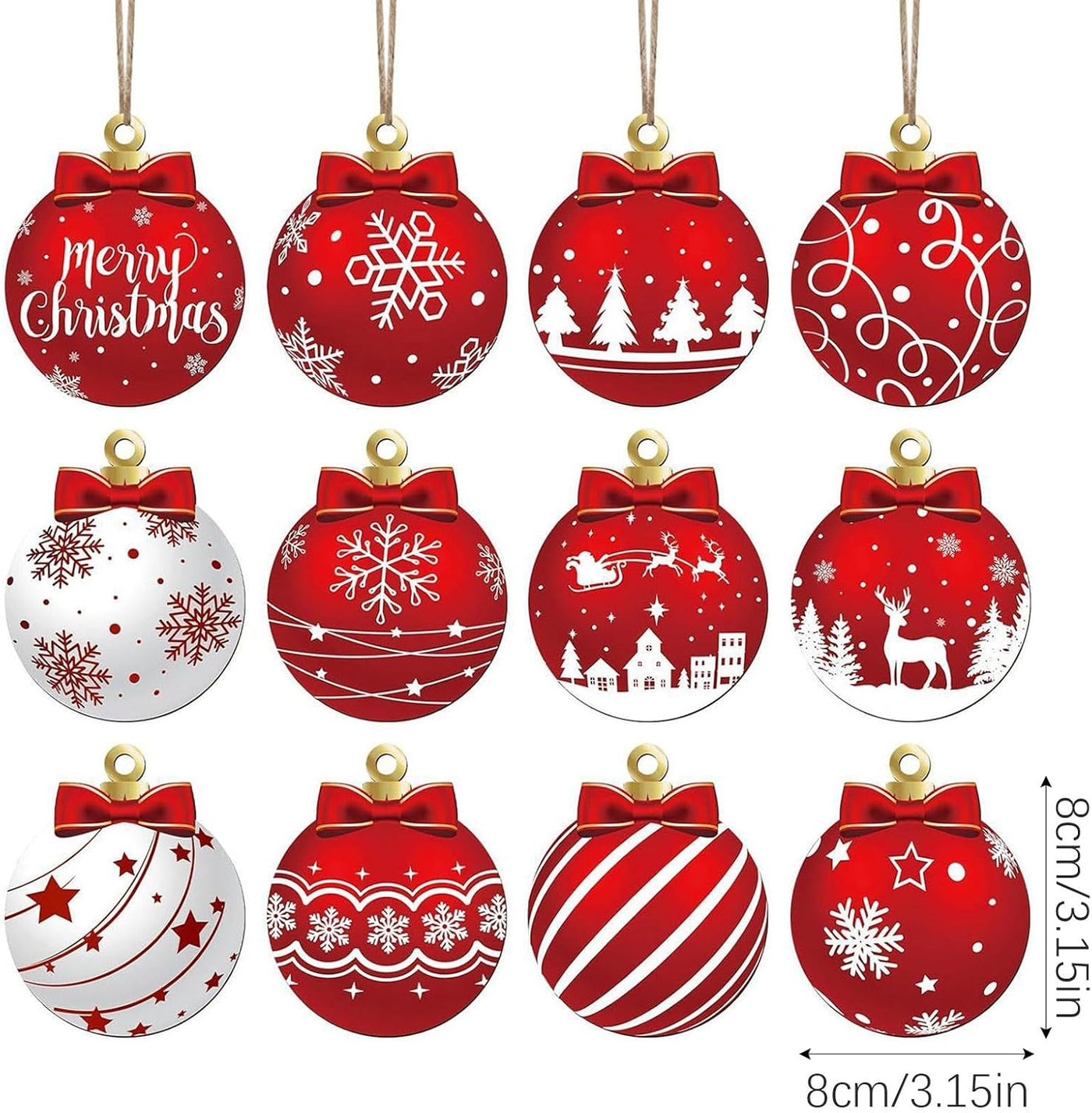 Woodland Cheer Round Christmas Ornament Plate