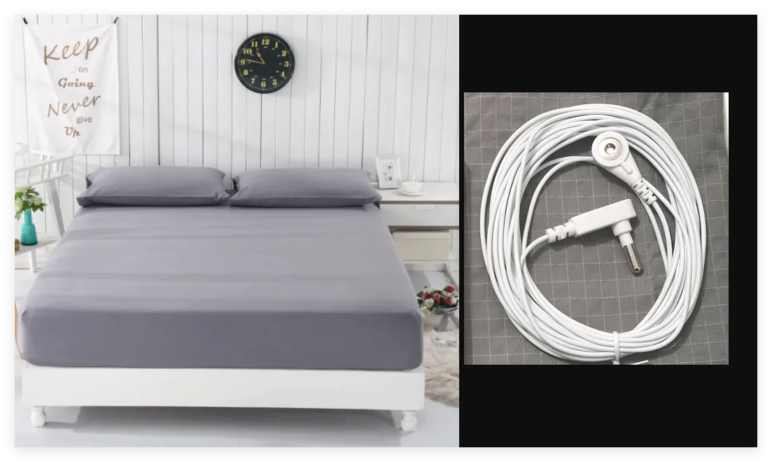Grounding bed sheets
